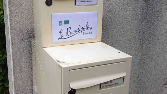 boite aux lettres La Burdigala biere degustation bio bordeaux